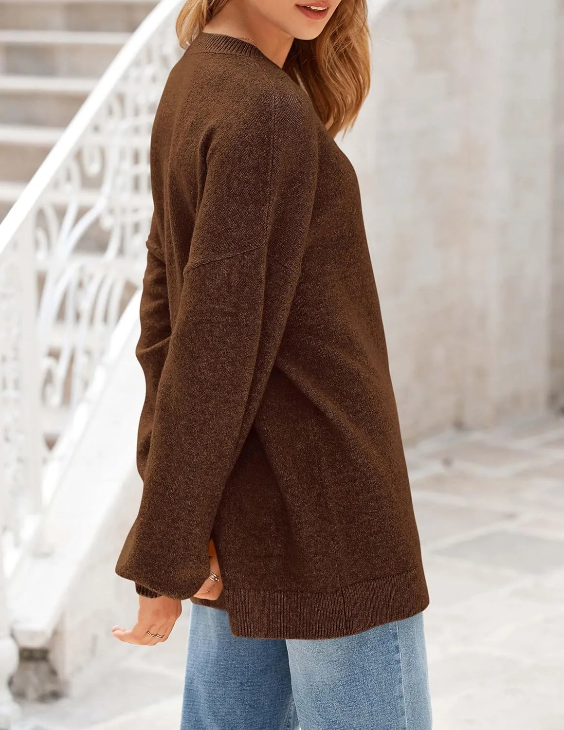 PRETTYGARDEN Women's Winter Sweaters Casual Crew Neck Long Sleeve Pullover Ribbed Knit Loose Fit Sweater Tops