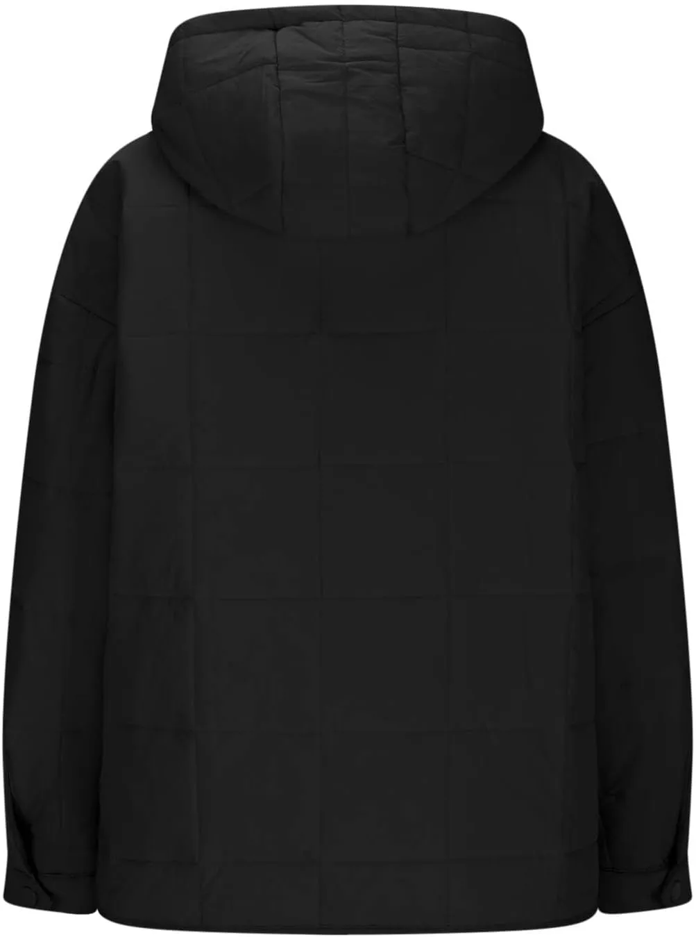RKSTN Women Quilted Pullover Puffer Jacket Loose Hooded Coats Winter Warm Lightweight Outerwear with Pockets