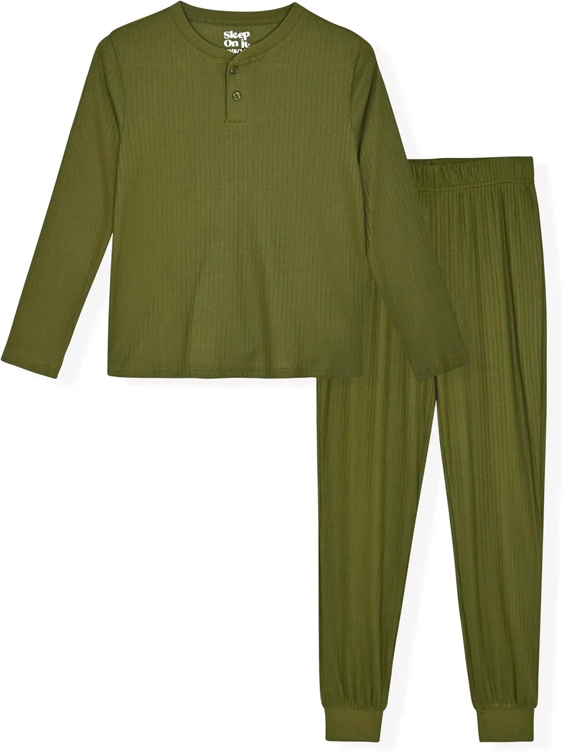 Sleep On It Boys Pajama Set for Kids Sleepwear Clothing Set- 2 Piece Hacci Pajama Pants Sets