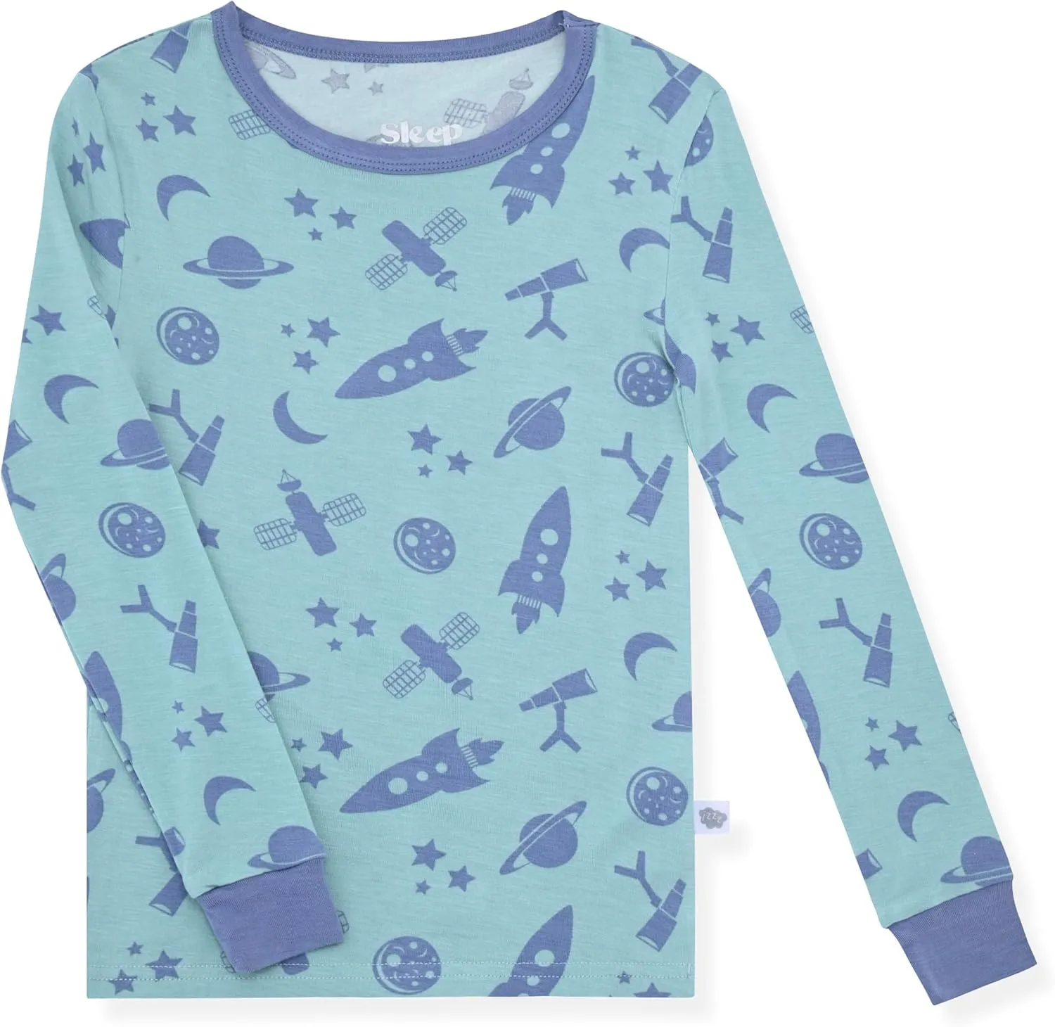 Sleep On It Boys Pajama Sets Soft Breathable Viscose Bamboo Toddlers Boys Pajamas with Fun Prints Sizes for Kids Sleepwear