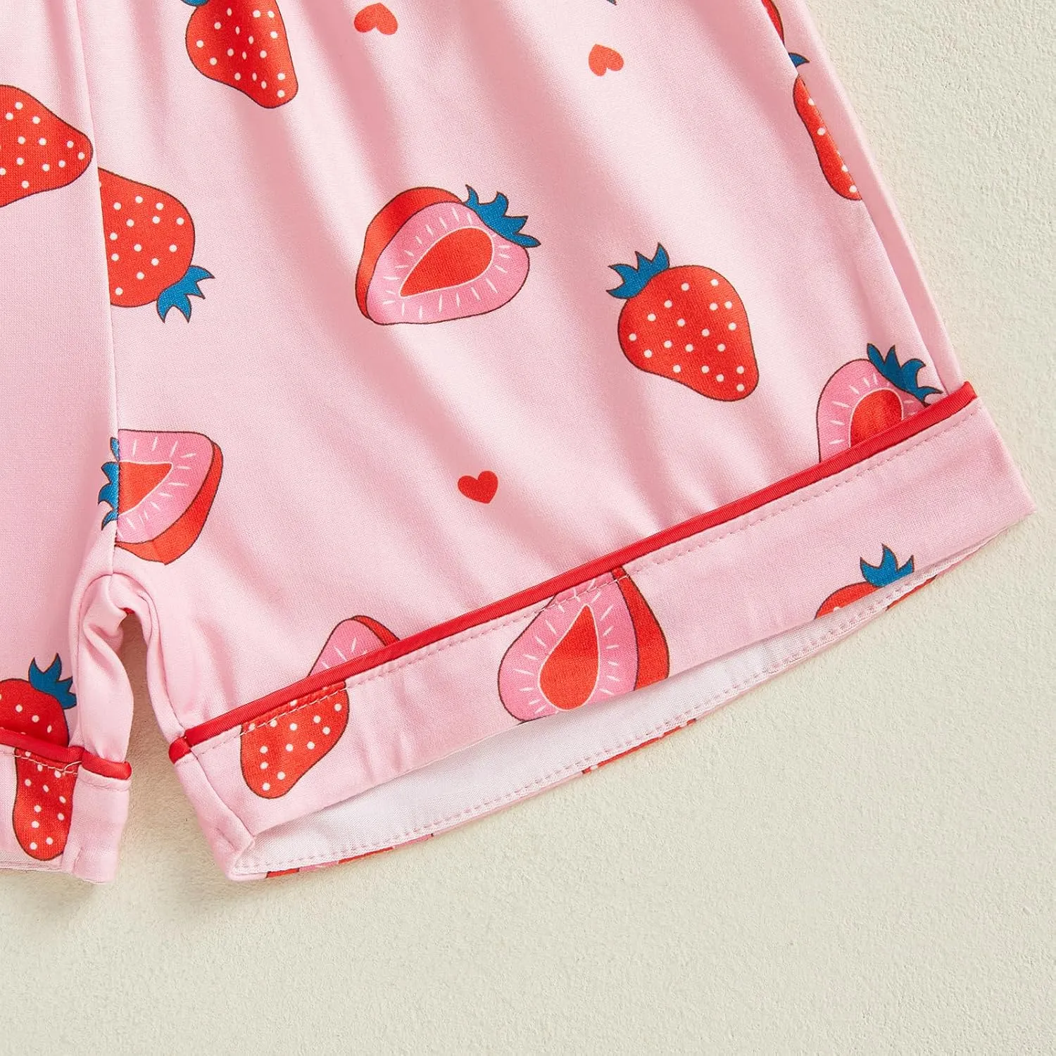 Toddler Baby Girl Silk Pajamas Set Daisy Floral Short Sleeve Button Down Shirt Shorts Summer Satin Sleepwear Cute Pjs