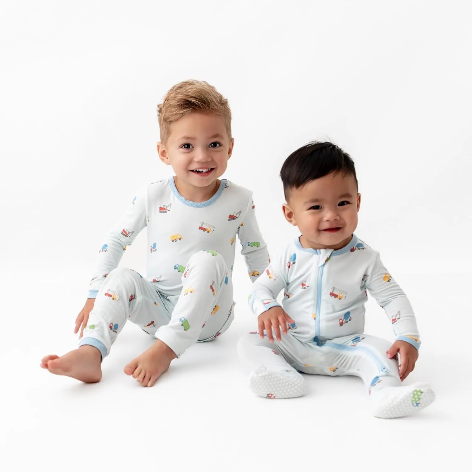 Toddler Pajamas – 95% Bamboo Viscose, 5% Spandex – Soft, Breathable Long-Sleeve Pajama Set for Kids, Sleepwear, Imported