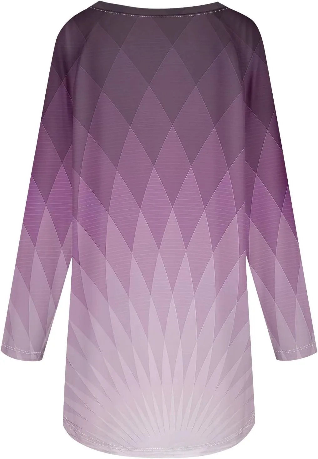 Tops For Women Trendy Print Crewneck Long Sleeve Shirts Plus Size Tunics Or Tops To Wear With Leggings
