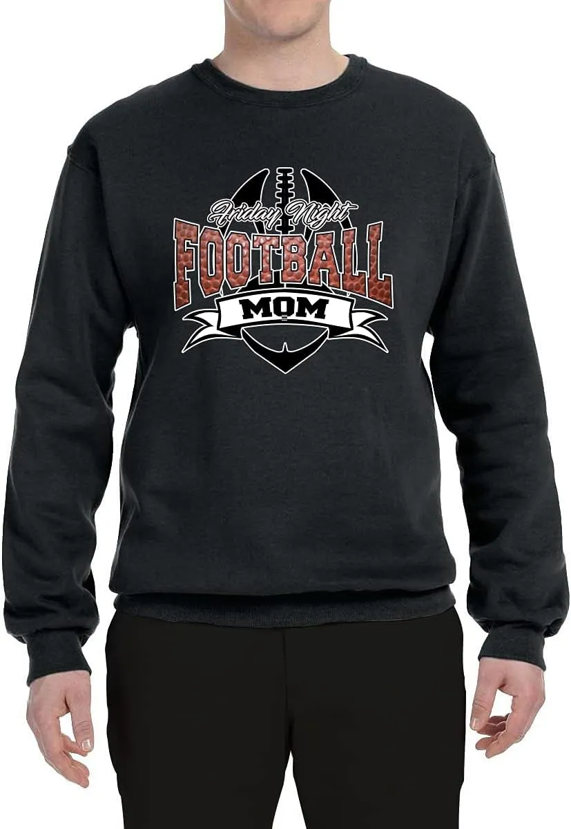 Wild Bobby Friday Night Football Mom Sports Unisex Crewneck Graphic Sweatshirt