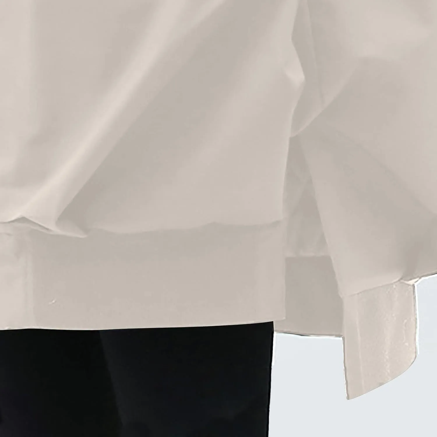 Women Long Rain Jacket Waterproof Lightweight Hooded Raincoat Windbreaker Coat Side Slits High-Low Hem Outdoor Coats