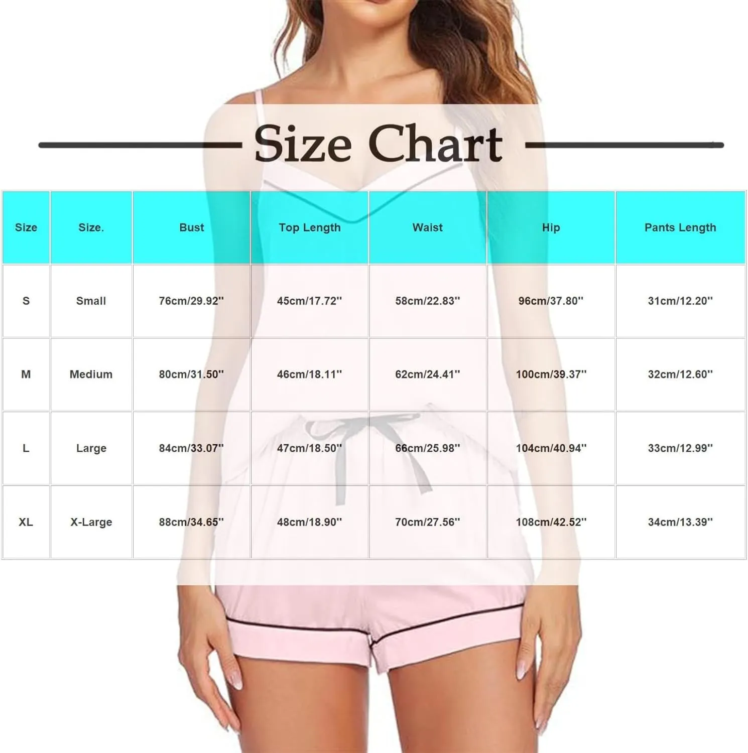 Women Satin Cami Pajama Sets Striped Trim 2 Piece Lounge Set Spaghetti Straps V Neck Tank Tops and Short Sleepwear