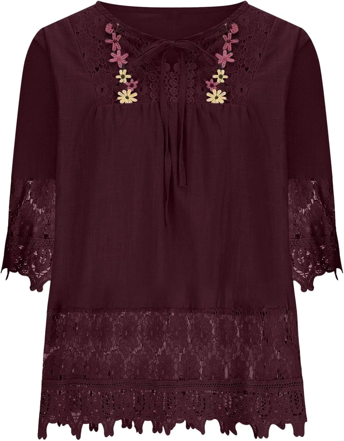 Womens Button Linen Short Sleeve T-Shirts Summer Henley Casual Plus Size Tunic Top V Neck Loose Tshirt