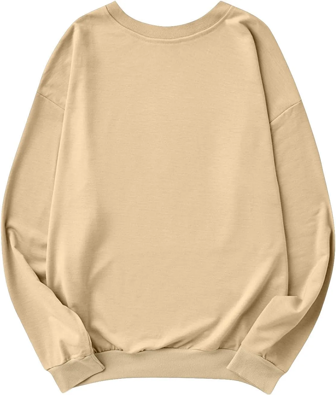 Womens Crewneck Oversized Sweatshirts Fleece Comfy Fall Baggy Cute Sweatshirt Long Sleeve Lightweight Pullover Tunics