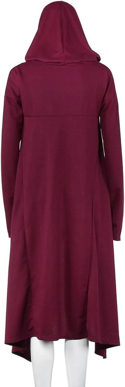 Women's Irregular Hem Long Hoodies Plus Size Casual Baggy Pullover Tops 2023 Fall Fashion Tunic Blouse