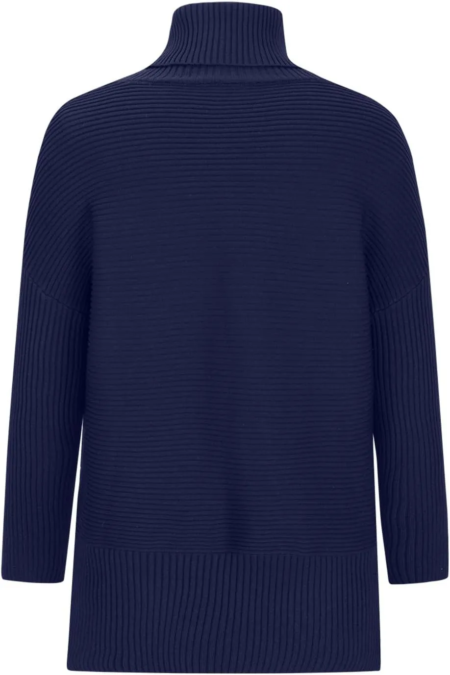 Women's Oversized Turtleneck Sweaters 2023 Fall Winter Batwing Sleeve Solid Color Knitted Ribbed Tunic Sweater Tops