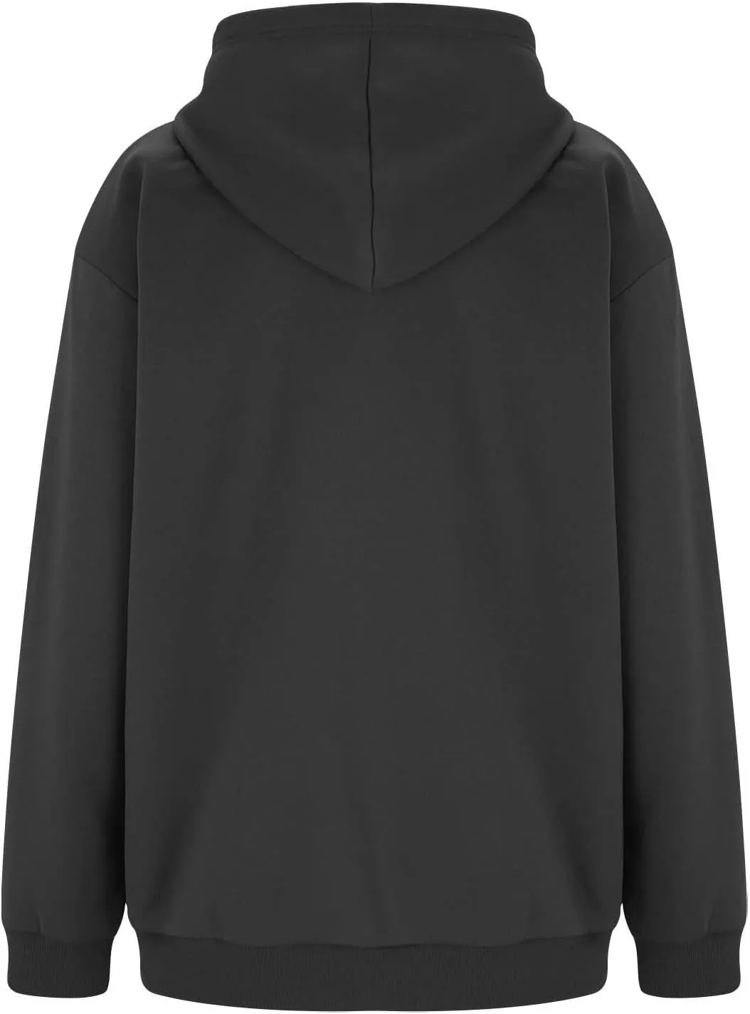 Women's Oversized Zip Up Hoodies Fleece Jacket Casual 2024 Fall Winter Hooded Sweatshirts Drawstring Y2K Hoodie