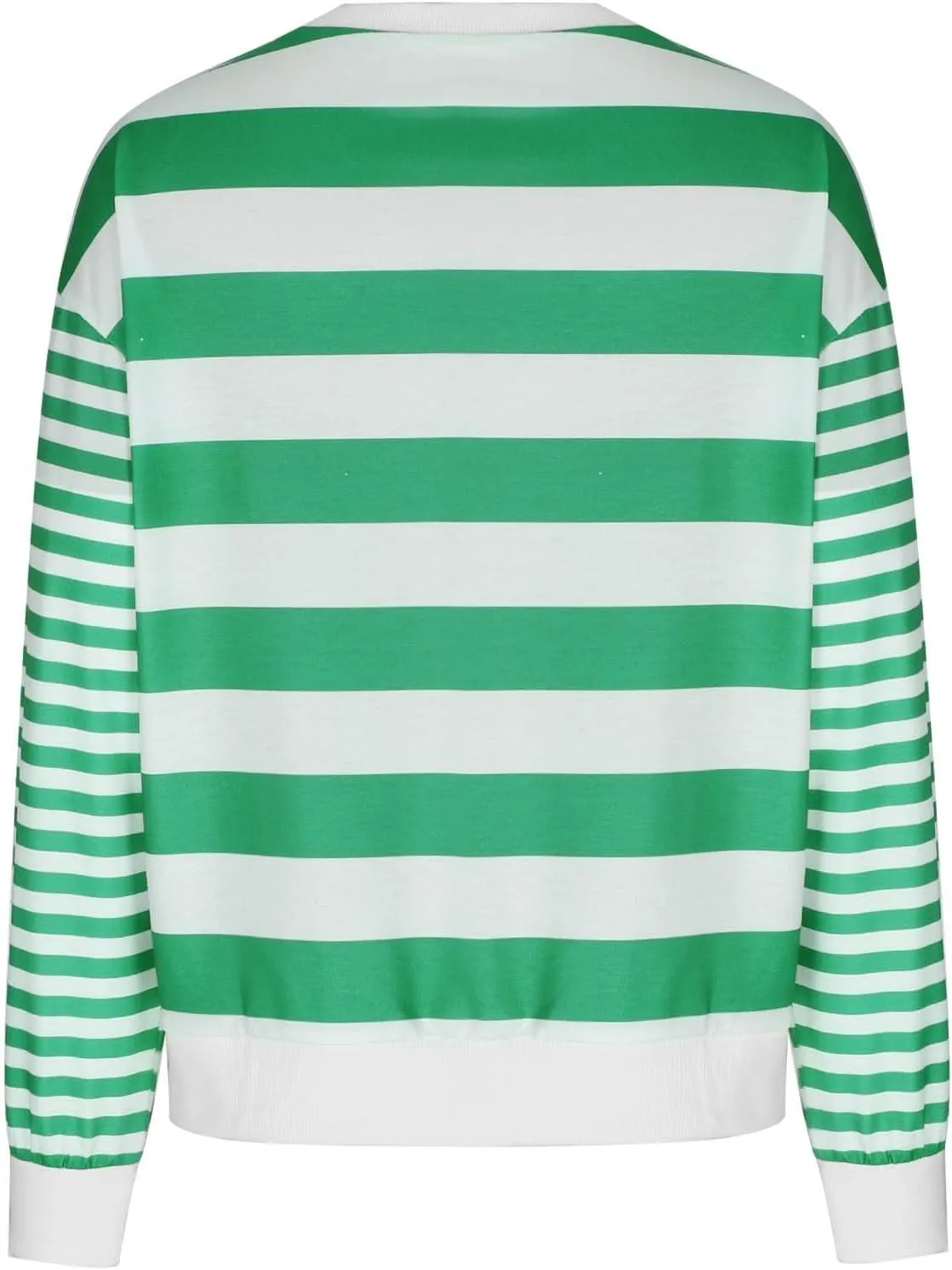Women's Regular Fit Sweatshirts Loose Comfy Striped Print Long Sleeve Pullover Hoodie Autumnn Outdoor Crewneck Tunics