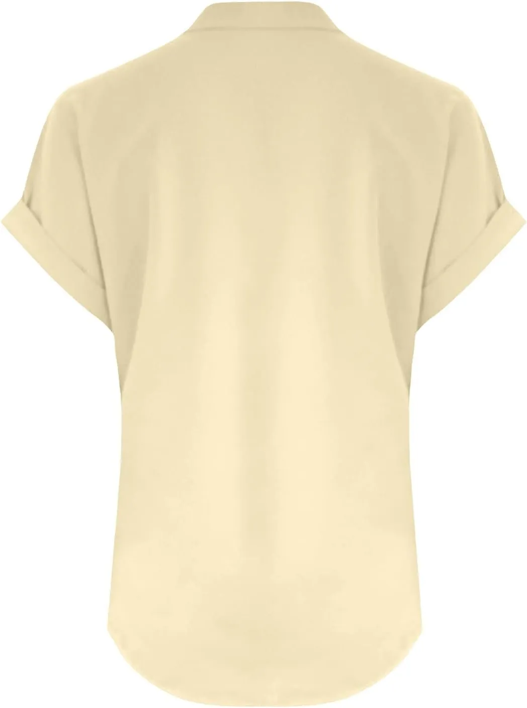 Womens Tops Dressy Casual Short Sleeve Button V Neck Henley T Shirts Solid Color Cotton Linen Summer Blouse Tees