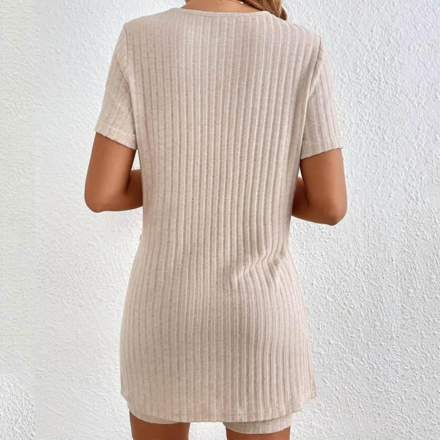 Women's Two Piece Summer Outfits Sweater Set 2025 Travel Resort Wear Sleeveless Casual Knit Lounge Sets