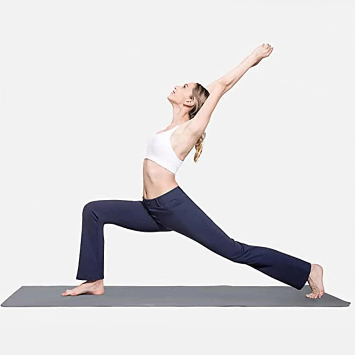Women's Yoga Dress Pants Stretchy Work Slacks Office Business Casual Straight Leg Bootcut Trousers with Pockets