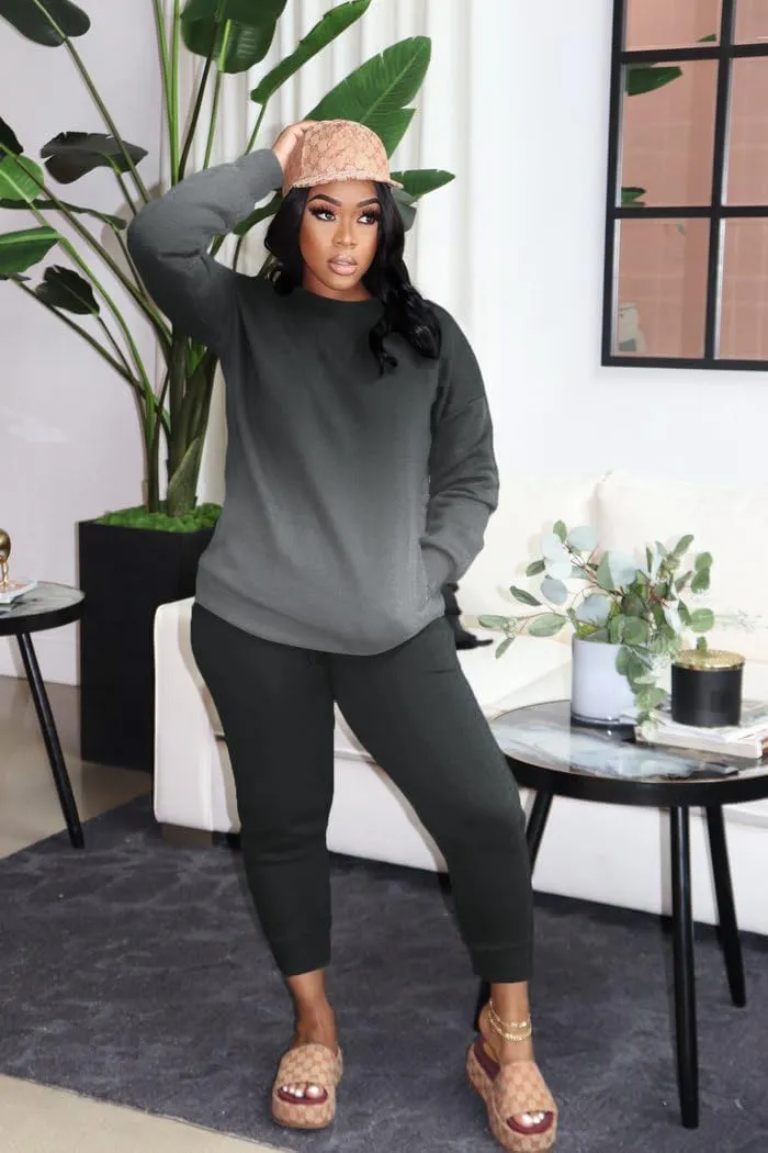 YeGine Womens 2 Piece Outfits Sweatsuits Casual Long Sleeve Jogger Tracksuits Lounge Sets With Pockets